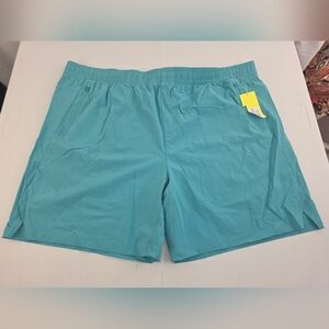 All In Motion Blue Drawstring Shorts Size XXL NWT BC-3040
